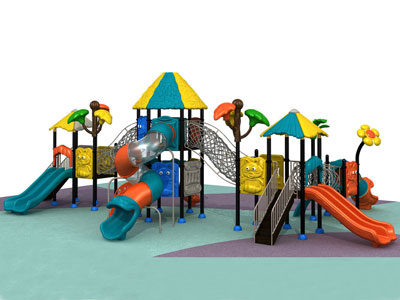 Daycare Outdoor Equipment with Climbing Frame LZ-022